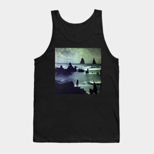 Reynisfjara Beach in Van Gogh's style Tank Top